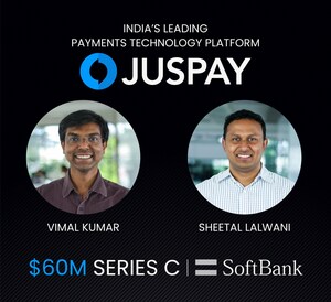 JUSPAY - India's leading Payment Technology Platform, raises $60 million in Series C funding led by SoftBank Vision Fund 2