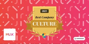 Mux Recognized for Best Company Culture with Comparably Award