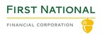 FIRST NATIONAL FINANCIAL CORPORATION ANNOUNCES DECEMBER DIVIDEND INFORMATION