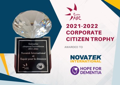 2021-2022 Corporate Citizenship Award (CNW Group/Novatek International)