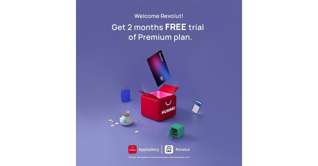 AppGallery acrescenta &agrave; sua oferta a SuperAPP financeira global l&iacute;der, Revolut, para trazer mais op&ccedil;&otilde;es financeiras aos usu&aacute;rios