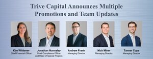 Trive Capital Announces Multiple Promotions and Team Updates