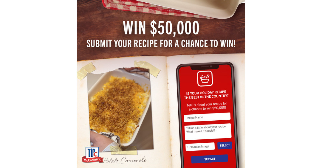 Taste Maker App by McCormick® is Internet hosting a Recipe Competitors for a Likelihood to Win ,000