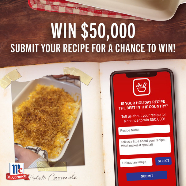 Flavor Maker App by McCormick® is Hosting a Recipe Competition for a Chance to Win $50,000 - Vimarsana News