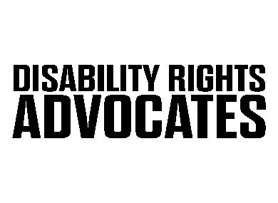 Disability Rights Advocates Logo in black text on a white background.