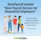 SurePayroll Named Best Payroll Service for Household Employers