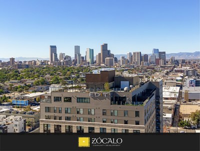 Zocalo Community Development's newest apartment community, Edit at River North, a 13-story development in Denver's popular River North neighborhood.