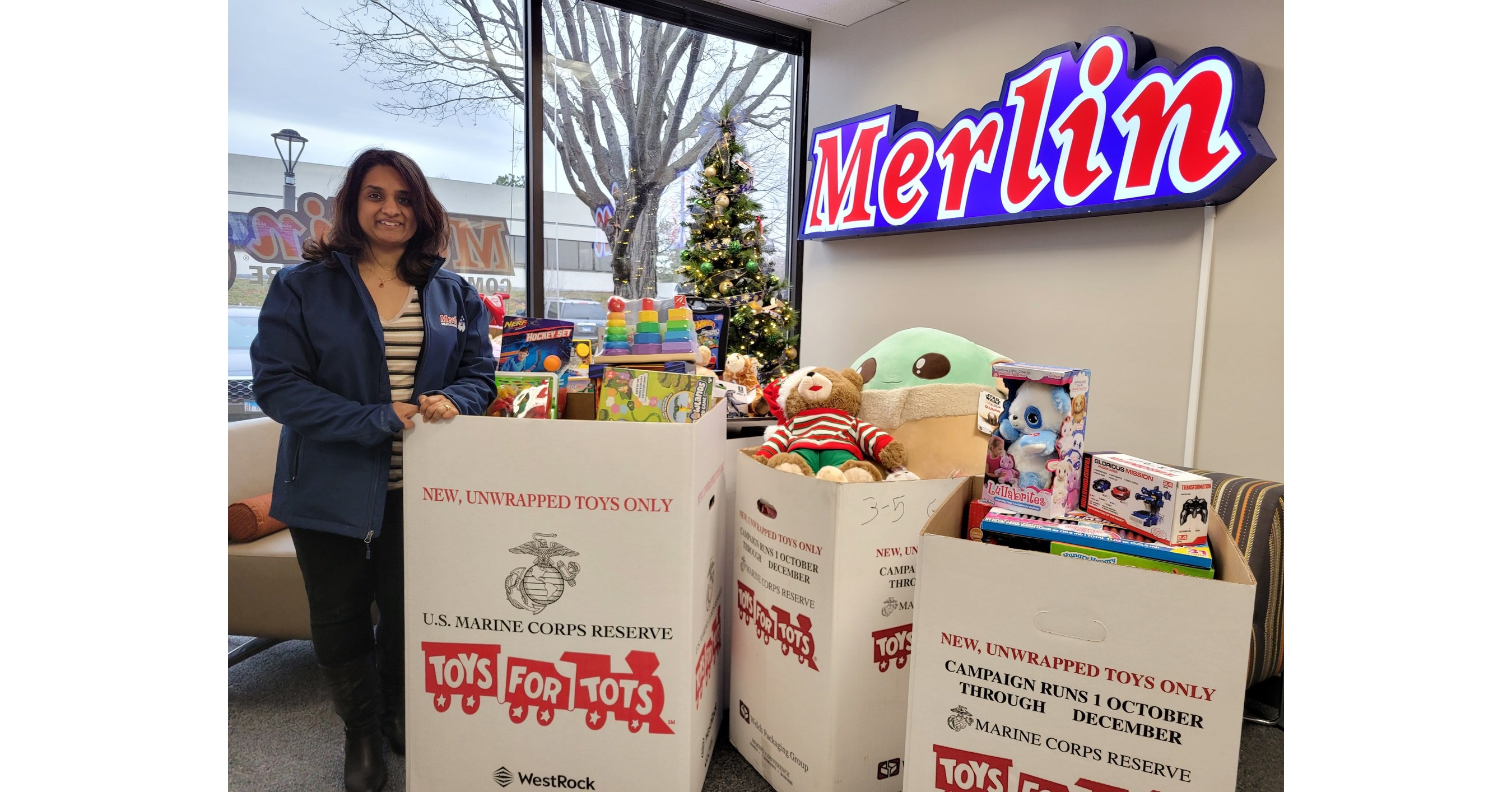 Merlin Complete Auto Care Partnered with Marine Program Toys for Tots