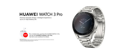 HUAWEI Watch 3 Pro (CNW Group/Huawei Consumer Business Group)