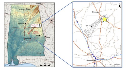 Figure 1: Ceylon Graphite Project Location (CNW Group/South Star Battery Metals Corp.)