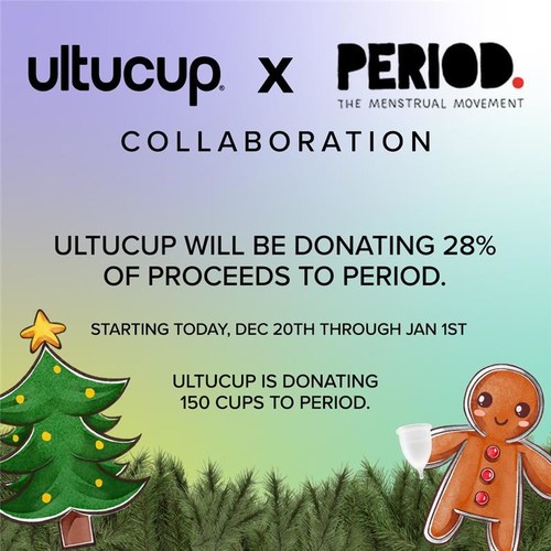 UltuCup Partners with PERIOD. for Holiday Collaboration