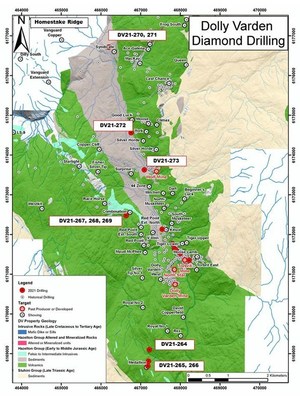 Figure 3: Location Map (CNW Group/Dolly Varden Silver Corp.)