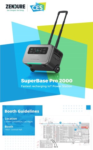 Zendure to Demo SuperBase Pro Power Station and Unveil a Mystery Product at CES 2022