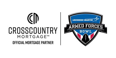CrossCountry Mortgage, one of the nation's fastest growing retail mortgage lenders, is the Official Mortgage Partner of the 2021 Lockheed Martin Armed Forces Bowl, which will be played Wednesday night at Amon G. Carter Stadium in Fort Worth, Texas.