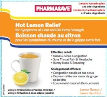 Life Brand Hot Lemon Relief for Symptoms of Cold and Flu (Extra strength) (CNW Group/Health Canada)