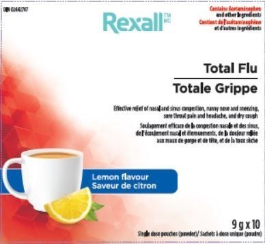 Rexall Total Flu (Groupe CNW/Santé Canada)