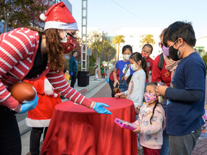 7,000 Christmas Gifts Handed Out at the Candy Cane Lane Toy Giveaway at the Church of Scientology