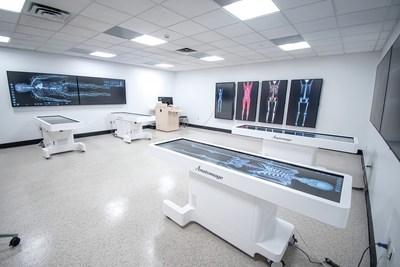 Anatomage Lab with virtual dissection tables