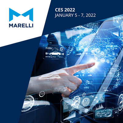 Marelli will showcase its latest innovations at CES 2022 in Las Vegas, from January 5, 2022
