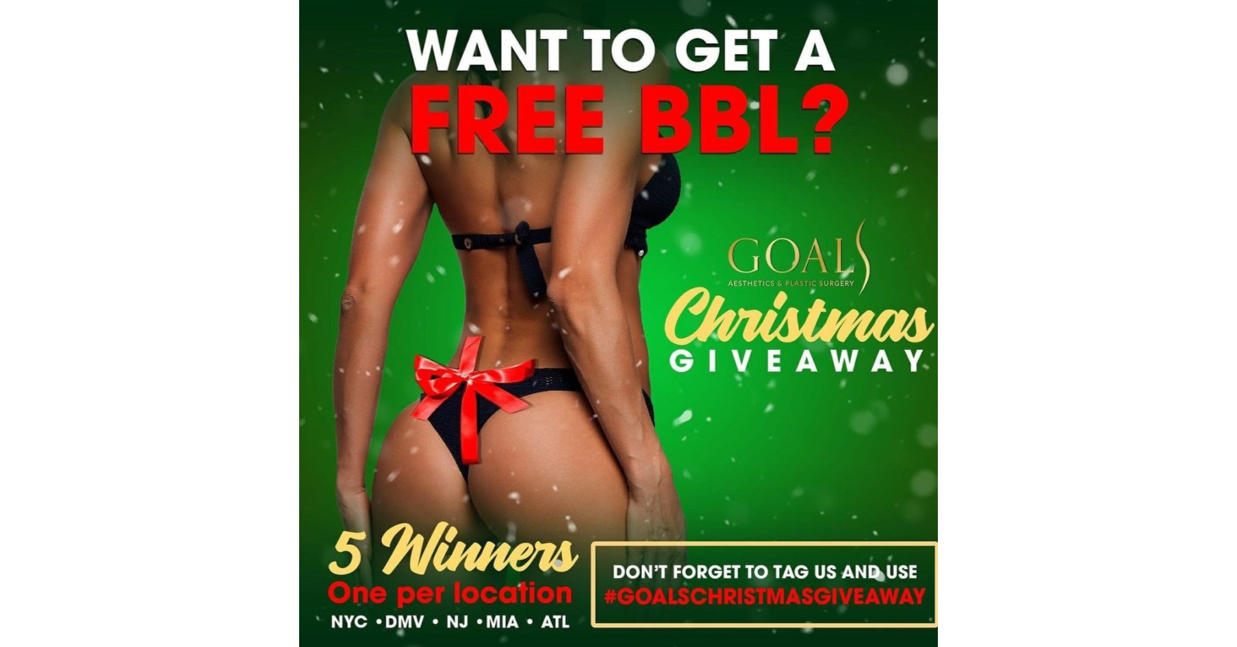 Goals Plastic Surgery Getting Atlanta Residents in the Christmas Spirit