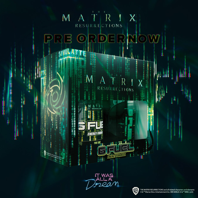 G FUEL and Warner Bros. Pictures Team Up to Create The One -- Inspired by the New Film "The Matrix: Resurrections" - Vimarsana News