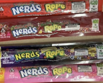 Nerds Rope packaged to look like Nerds Rope (CNW Group/Health Canada)