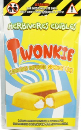 (Herbivores Edibles) Twonkie
emballé pour ressembler aux bonbons Twinkies (Groupe CNW/Santé Canada)