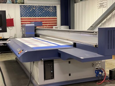 Digital printer produces high-quality print and graphics on multiple substrates. (Photo credit: Spartech)