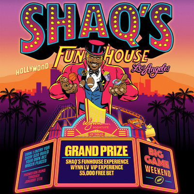 WynnBET Shaq Fun House Giveaway event flyer