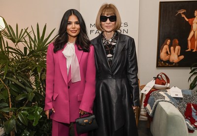 Vogue 100 honoree Victoria Barbara with Anna Wintour at Vogue hosted event at Roll & Hill in NYC on December 8. Photo credit: Daniel Edward Suchnik