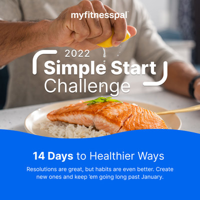 MyFitnessPal's Simple Start Challenge will engage and inspire new users and its existing community to kick off the New Year committed to positive nutrition and wellness change, no matter where they are in their journey.