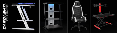 Dardashti Gaming Collection - Desks, Chairs, Shelves, and Riser