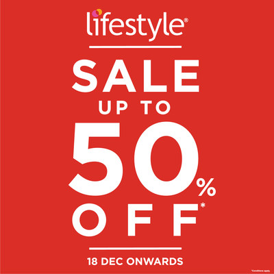 Lifestyle announces the biggest sale of the season