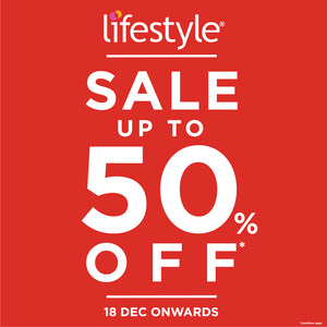 Lifestyle announces the biggest sale of the season