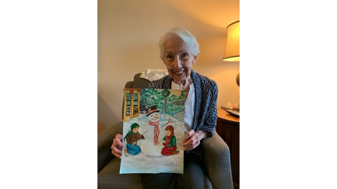 Annual Holiday Card Competition Recognizes Resident Artist Diane Burazer at Watercrest Indian Land Assisted Living and Memory Care - Vimarsana News