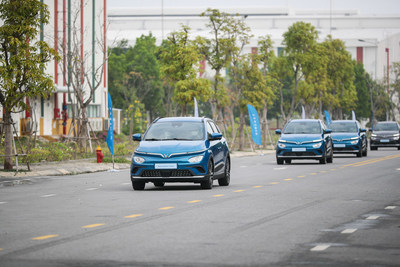 Vietnam's first commercial electric cars roll on the road