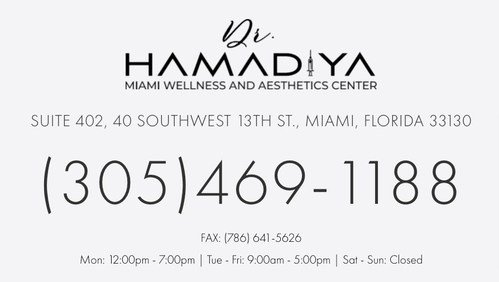 Contact Dr. Shaker Hamadiya today at (305) 469.1189 or Visit him online at DrHamadiya.com