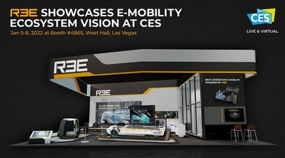 REE booth at CES 2022