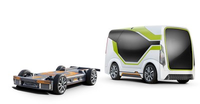 Leopard autonomous delivery vehicle concept