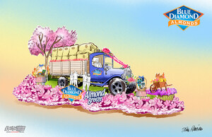 Blue Diamond Almond Growers Featured on Rose Parade® Float