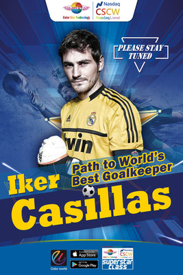 Iker Casillas on Color World APP