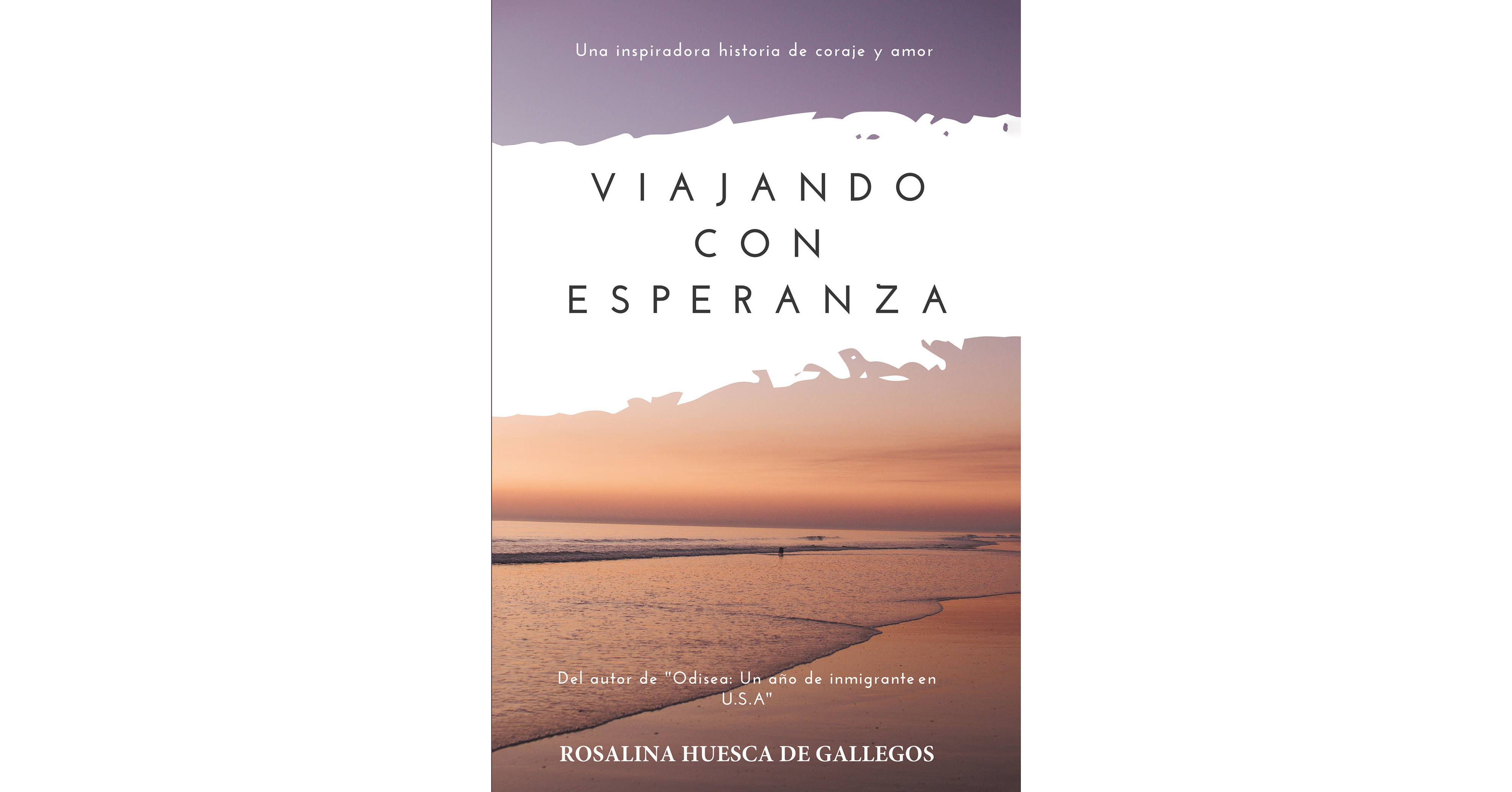La m&aacute;s reciente obra publicada de la autora Rosalina Huesca de Gallegos, Viajando con Esperanza, presenta el viaje de una madre, lleno de sacrificios y vicisitudes, para brindarles una mejor calidad de vida a sus hijos