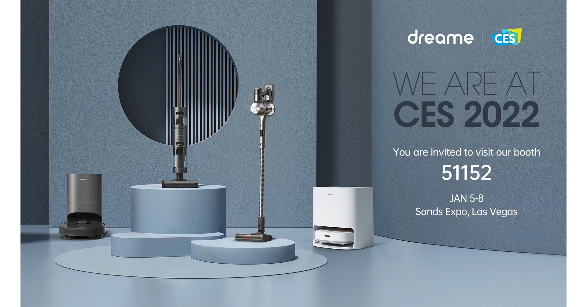 Dreametech se z&uacute;častn&iacute; veletrhu CES 2022