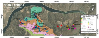 Figure 2 – Gran Cabrera Sampling (CNW Group/GoGold Resources Inc.)