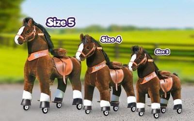 Compare 3 different PonyCycle sizes