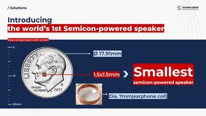 Sounds Great Unveils Motion Microchip and Semiconductor Dynamic Speakers at CES 2022