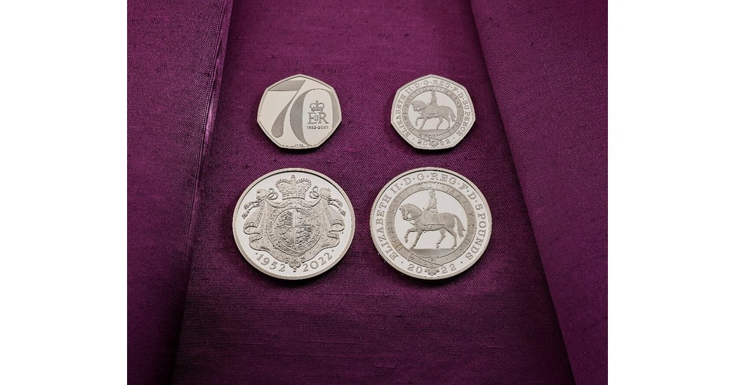 The Royal Mint unveils coin collection for Her Majesty's Platinum Jubilee