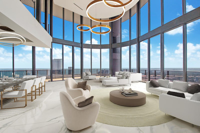 Located in the acclaimed Brickell Flatiron building in downtown Miami's vibrant Brickell neighborhood, this true penthouse occupies the development's top floor. It boasts an incredibly rare feature for Miami real estate: a private rooftop pool and lounge, with spectacular views of Miami's downtown, Biscayne Bay, the Atlantic Ocean, and beyond. Previously $17.5 million, the unit will now sell without reserve on Jan 21, 2022. Details at MiamiLuxuryAuction.com.