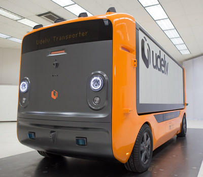 The Udelv Transporter is driven by the Mobileye Drive™ self-driving system with a robust suite of cameras, LiDARs, radars and the fifth generation of EyeQ®, Mobileye’s System-on-Chip for automotive applications.