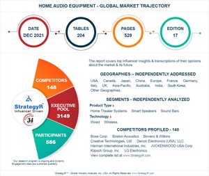 New Study from StrategyR Highlights a $49.9 Billion Global Market for Home Audio Equipment by 2026